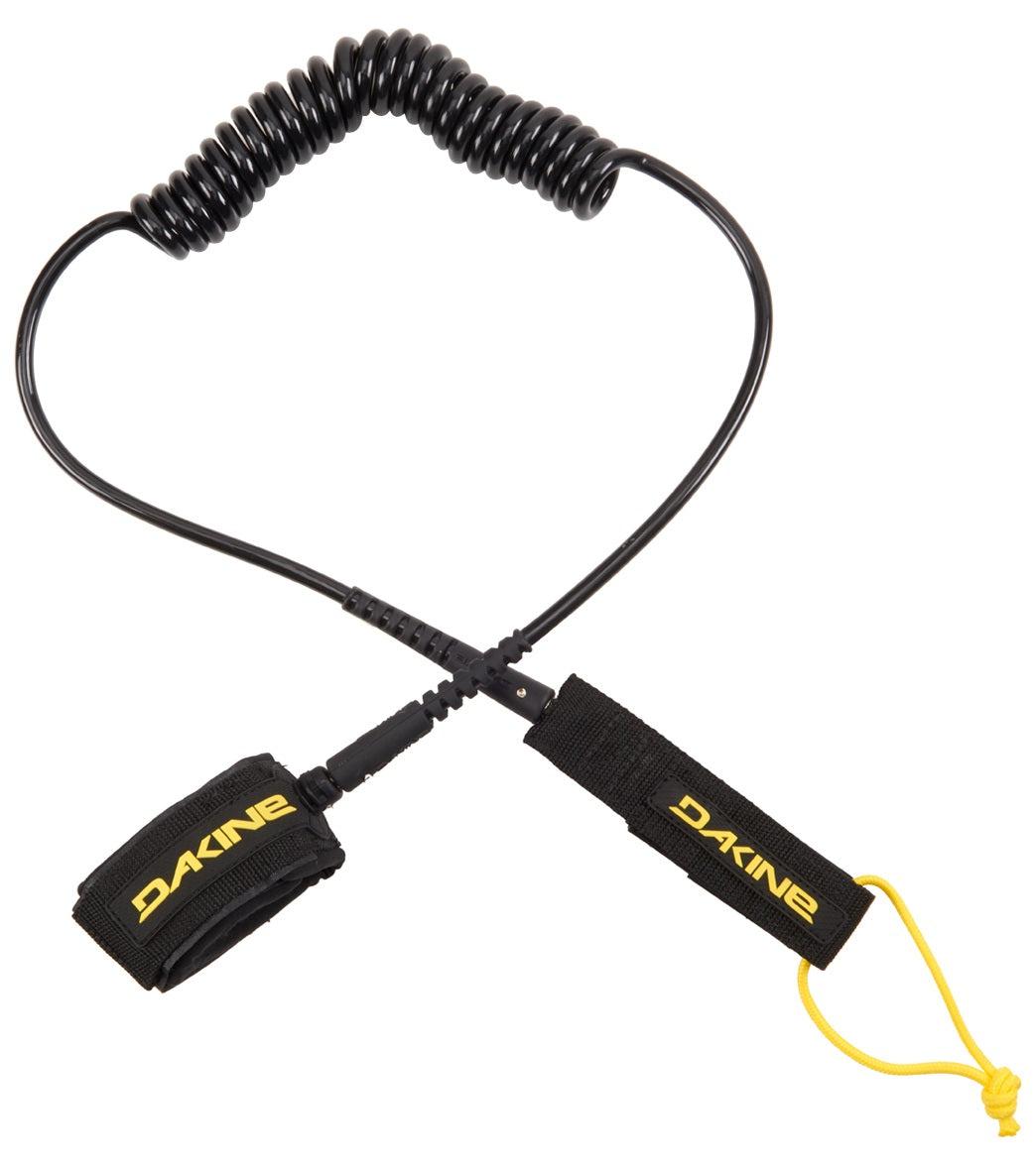 Svart spiralformad Dakine SUP-leash med ankelmanschett